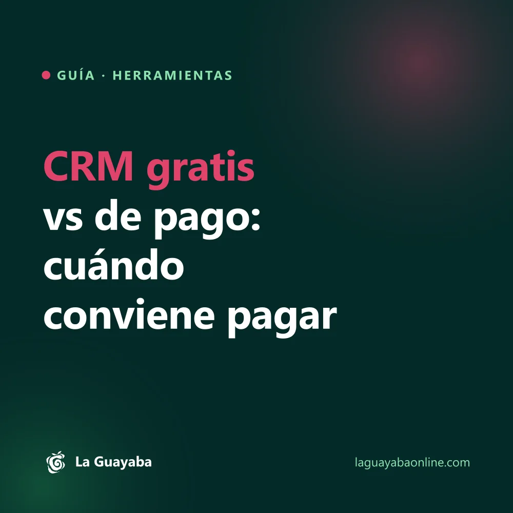 CRM gratis: qué obtienes, qué te falta y cuándo conviene pagar