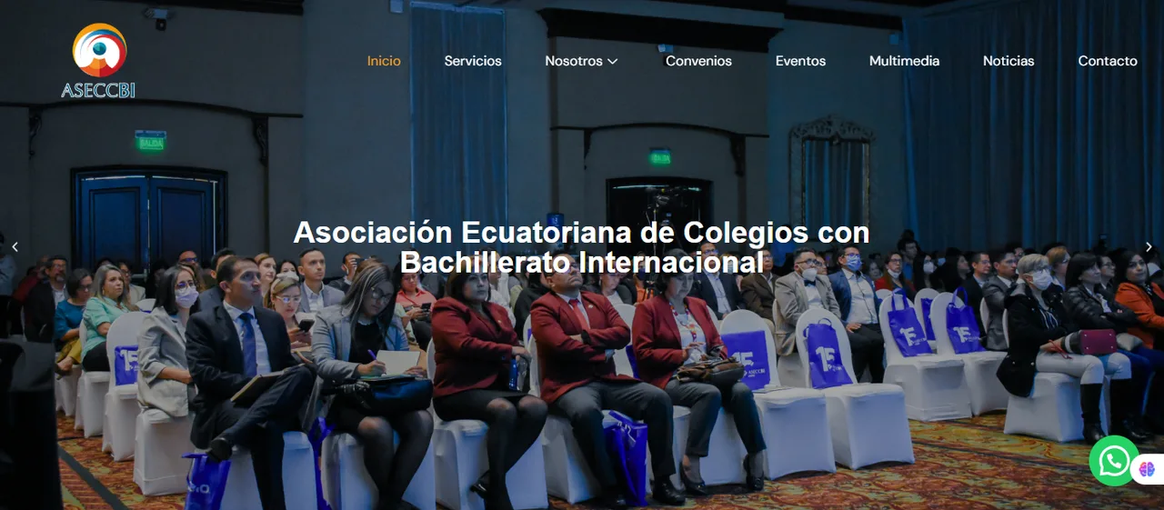 Sitio web de ASECCBI desarrollado por La Guayaba