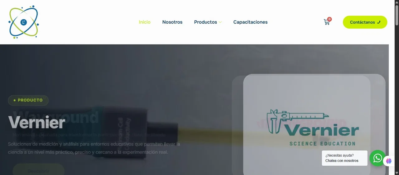 Sitio web de Lab Learning desarrollado por La Guayaba