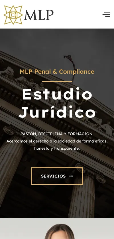 Versión móvil del sitio de MLP Compliance
